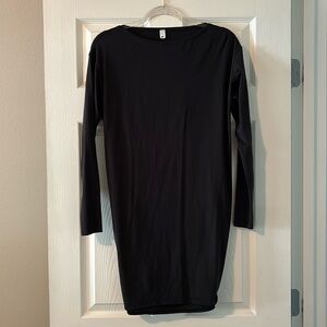Lululemon Long sleeve black cotton Lulu dress